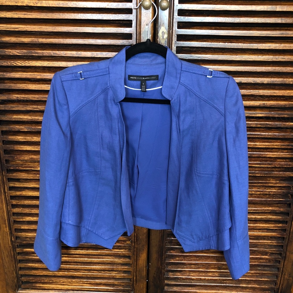 White House Black Market Cropped Blazer